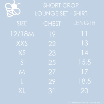 Sugar Bee Clothing Navy Crawfish 2 Piece Lounge Set