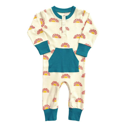 GOTS Certified Organic Cotton Playsuit - Sunrise