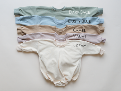 Mr. Steal Your Heart Sweatshirt Romper - more colors