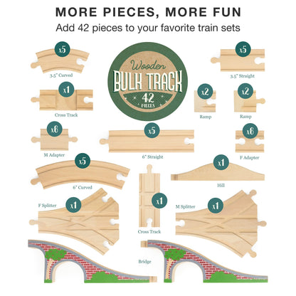 Toy Train Bulk Track Pack