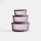 Tinted Round Container Set