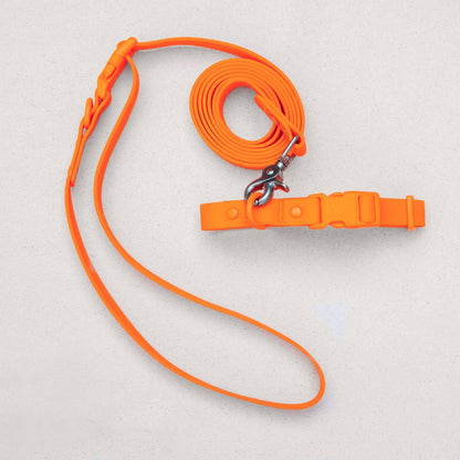 PVC Handsfree Dog Leash - All Weather Waterproof Durable & Odor-Resistant