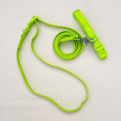PVC Handsfree Dog Leash - All Weather Waterproof Durable & Odor-Resistant
