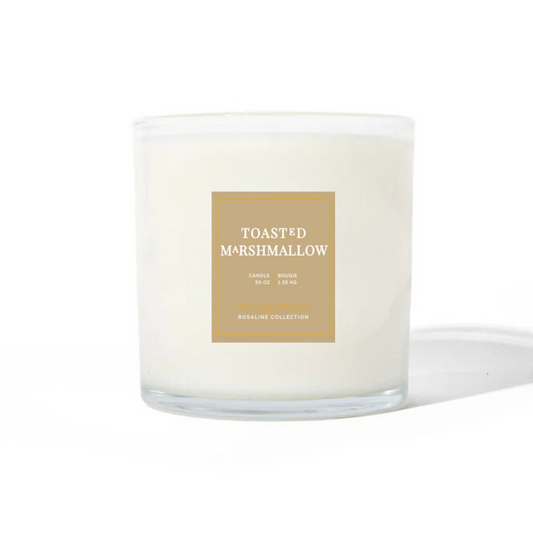 Toasted Marshmallow Natural Candle 55oz Rosaline Collection
