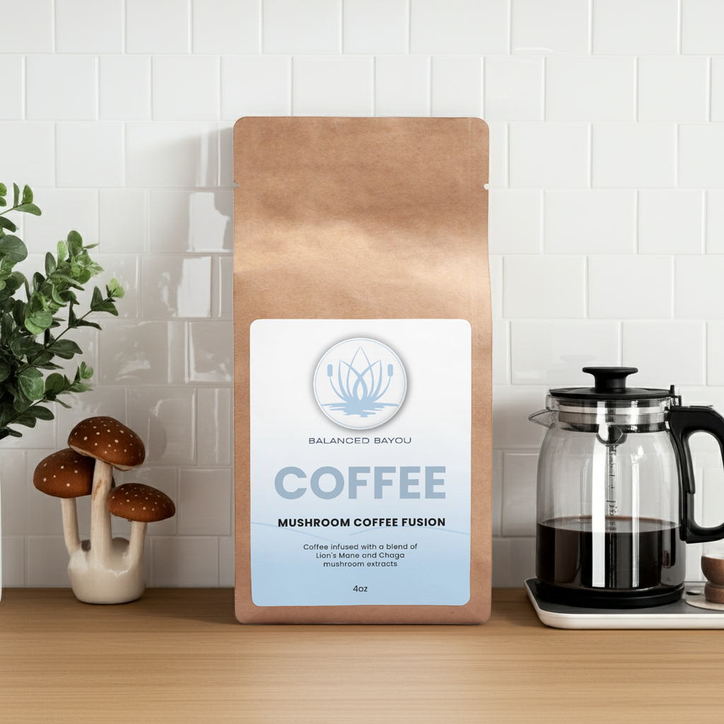 Mushroom Coffee Fusion - Lion’s Mane & Chaga 4oz