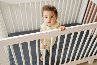 GOTS Certified Organic Cotton Sleeveless Crawler - Ukulele