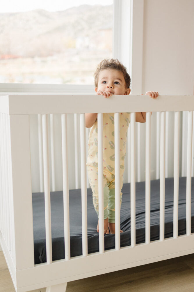 GOTS Certified Organic Cotton Sleeveless Crawler - Ukulele