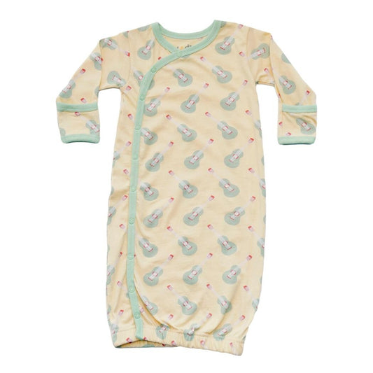 GOTS Certified Organic Cotton Gown - Ukulele