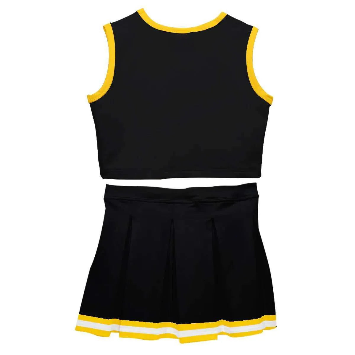 Vive La Fete - Black Gold Sleeveless Cheerleader Set