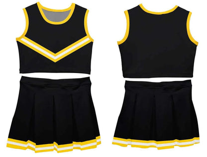 Vive La Fete - Black Gold Sleeveless Cheerleader Set