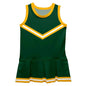 Vive La Fete - Green and Gold Sleeveless Cheerleader Dress