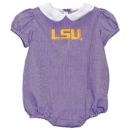 Vive La Fete - LSU Tigers Embroidered Bubble for Girls