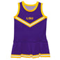 Vive La Fete - LSU Tigers Game Day Purple Sleeveless Cheerleader Dress