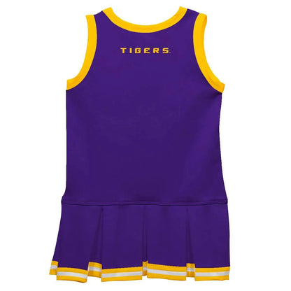 Vive La Fete - LSU Tigers Game Day Purple Sleeveless Cheerleader Dress
