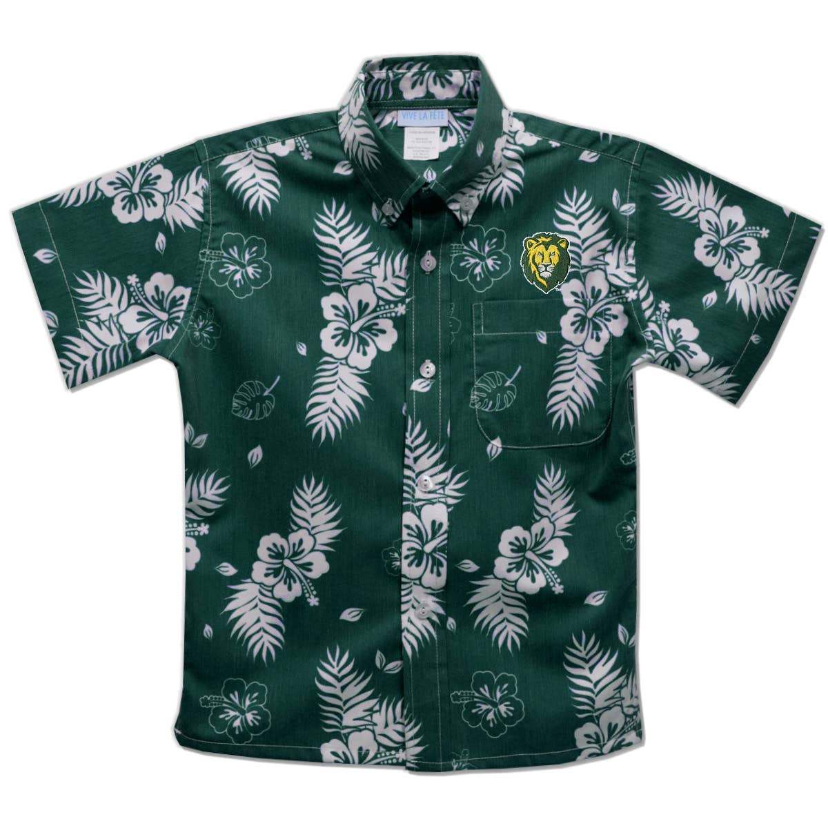 Vive La Fete - Southeastern Louisiana Lions Hawaiian Button Down Shirt