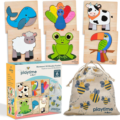 3D Montessori Shape Puzzle