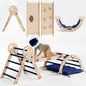 Apollo 4in1 Climbing Set:  Pikler Triangle, Arch, Slide Board, and Cushion for Little Toddlers Astronauts (1–3 Years)