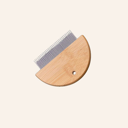 Bamboo Flea Comb for Dogs & Cats – Gentle & Eco-Friendly