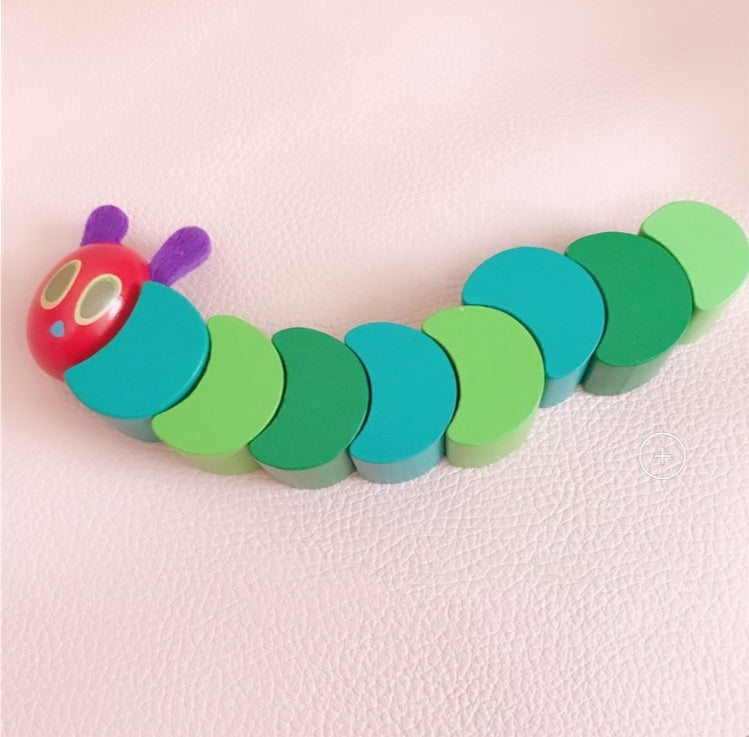 Wooden Hungry Caterpillar Toy – Educational Developmental Toy for Kids