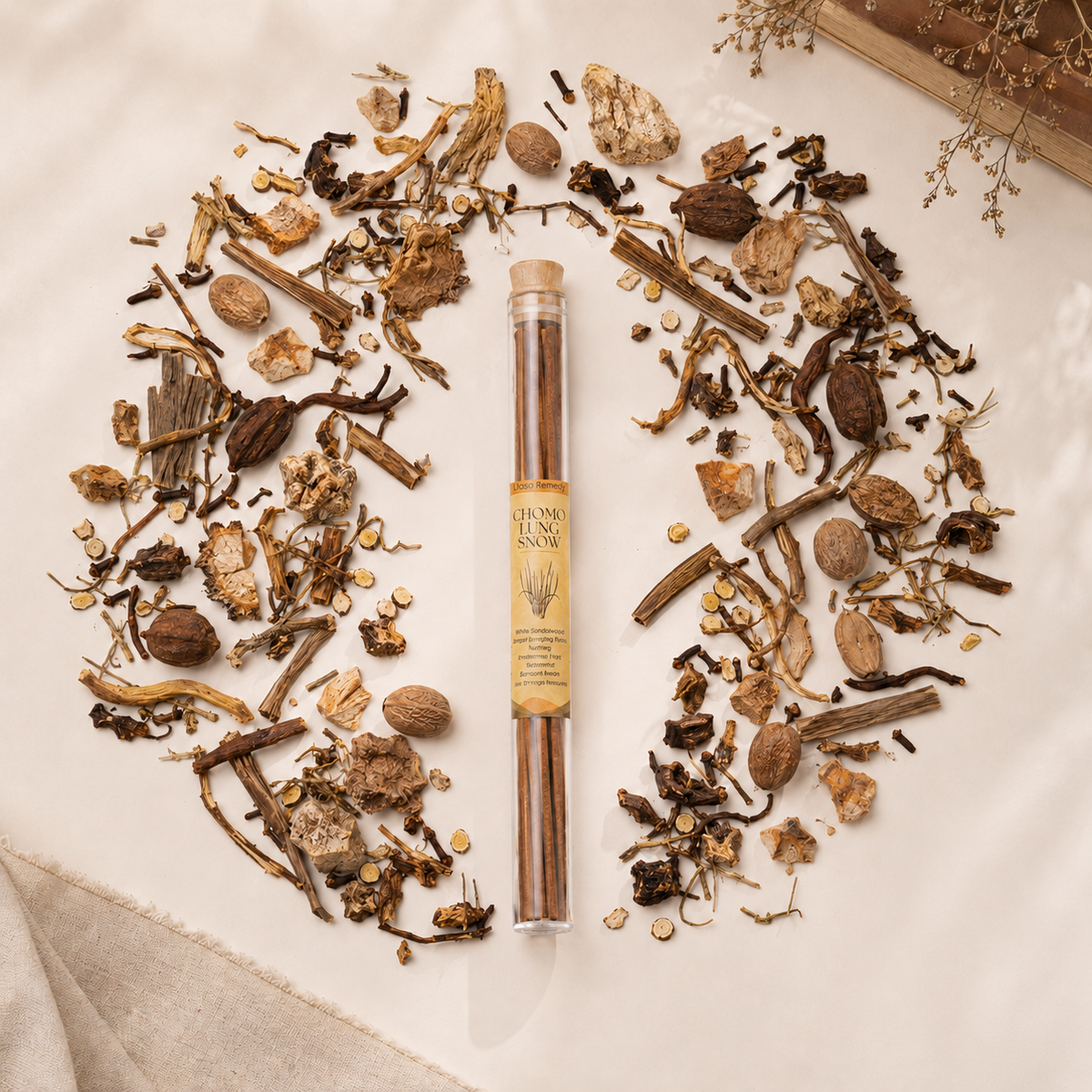 Chomolung Snow Tibetan Incense Sticks for Deep Cleansing