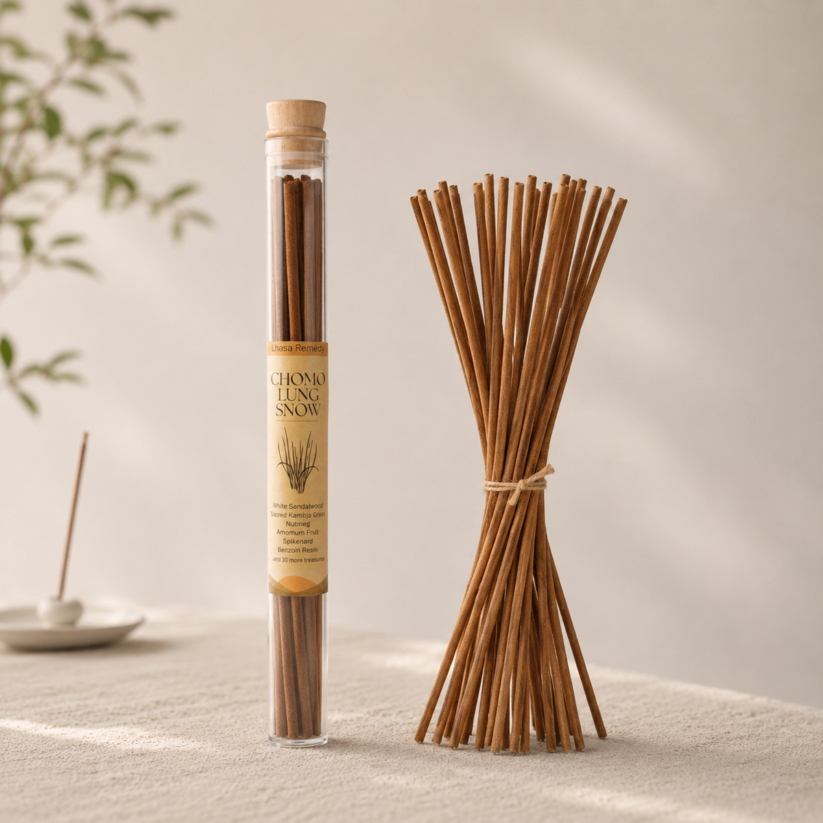 Chomolung Snow Tibetan Incense Sticks for Deep Cleansing
