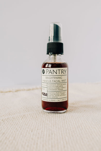 Brightening Hibiscus Facial Mist - Anti-Aging Toning Spray