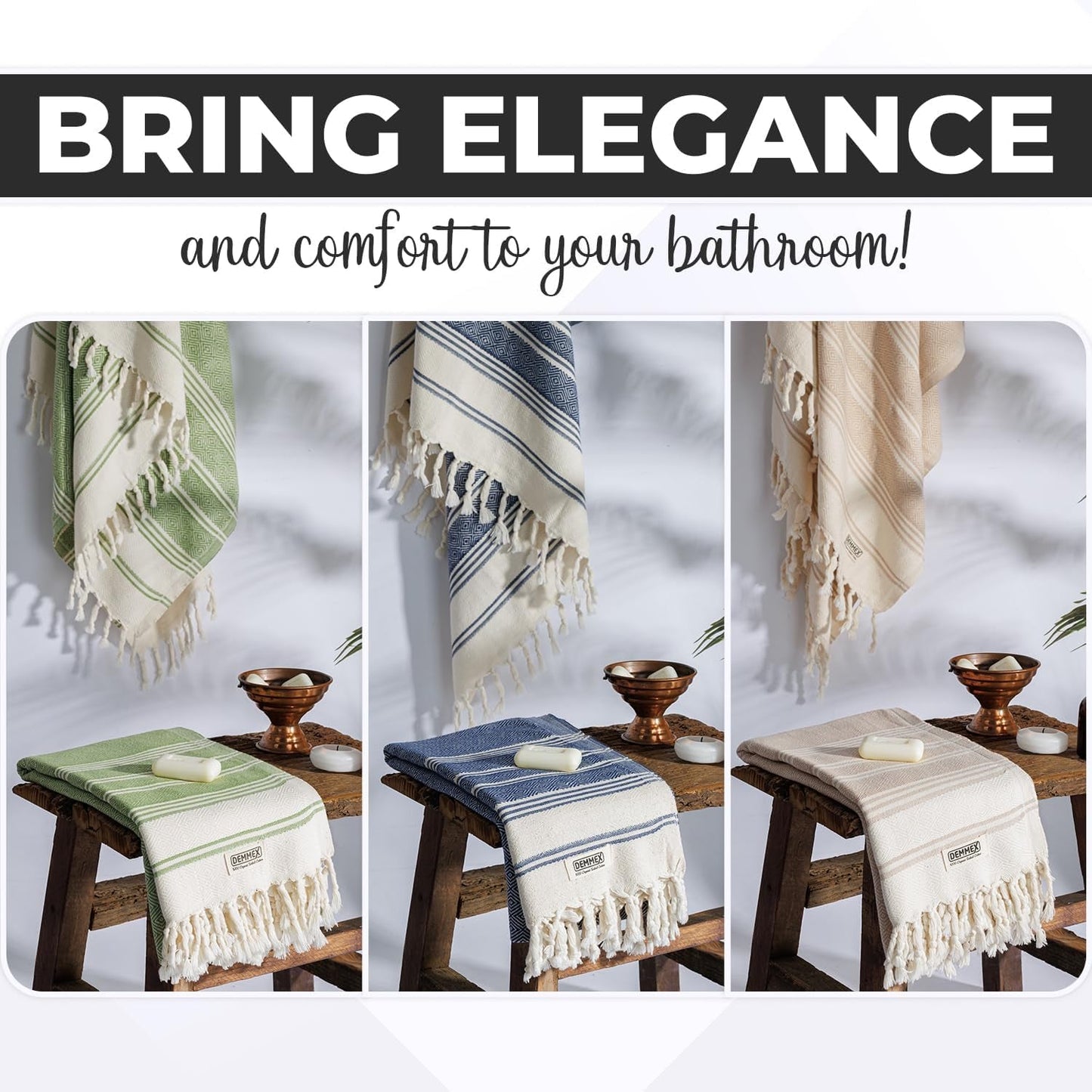 Experience Ultimate Comfort with Our 100% Certified Organic Turkish Cotton Towels