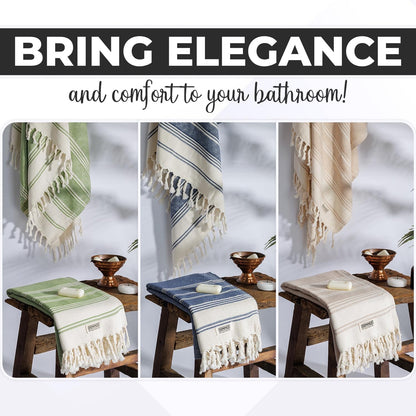 Experience Ultimate Comfort with Our 100% Certified Organic Turkish Cotton Towels
