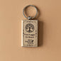"Don't Forget Reusable Bags" Wooden Keychain