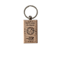 "Don't Forget Reusable Bags" Wooden Keychain