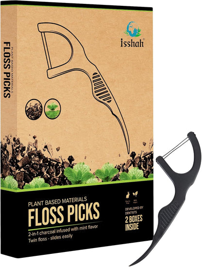 Premium Eco-Friendly Dental Floss Picks — For a Healthier Smile and Planet