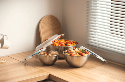 Mix & Carry Stainless Steel Bowl Set