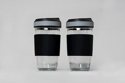 Borosilicate Glass Coffee Cups (2 Cups)