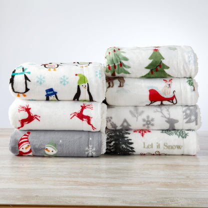 Sherpa Throw Blanket - Eve Collection