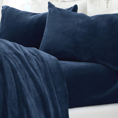 Solid Plush Sheet - Velvet Luxe Collection