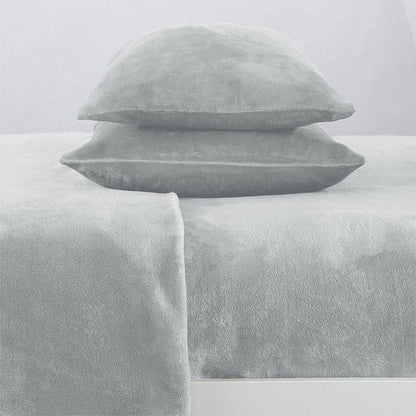 Solid Plush Sheet - Velvet Luxe Collection