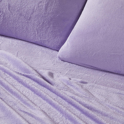 Solid Plush Sheet - Velvet Luxe Collection