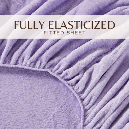 Solid Plush Sheet - Velvet Luxe Collection