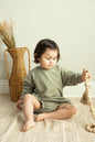 Organic Oversized Sweatshirt baby boy girl romper