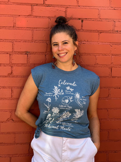 Colorado Medicinal Flowers Flowy Shirt -