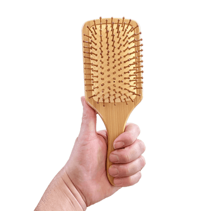 Large Paddle Style Bamboo Hairbrush