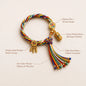 Tibetan Prayer Wheel Woven Blessing Bracelet