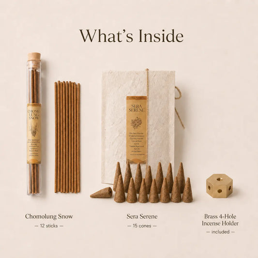 Wind Horse Tibetan Incense Set for Cleansing & Clarity