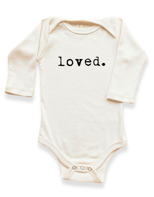 Loved. Organic Baby Bodysuit Long Sleeve