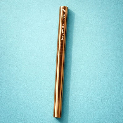 Reusable Metal Milkshake & Smoothie Straw