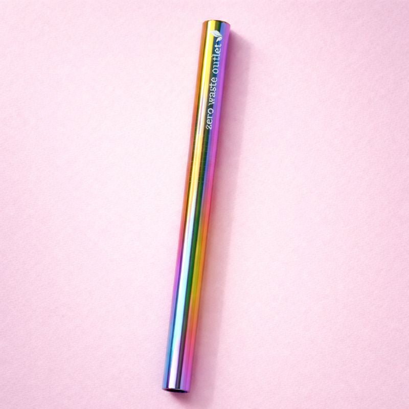 Reusable Metal Milkshake & Smoothie Straw