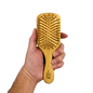 Mini Paddle Style Bamboo Hairbrush