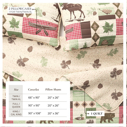 Wilder Collection Lodge Quilt Set