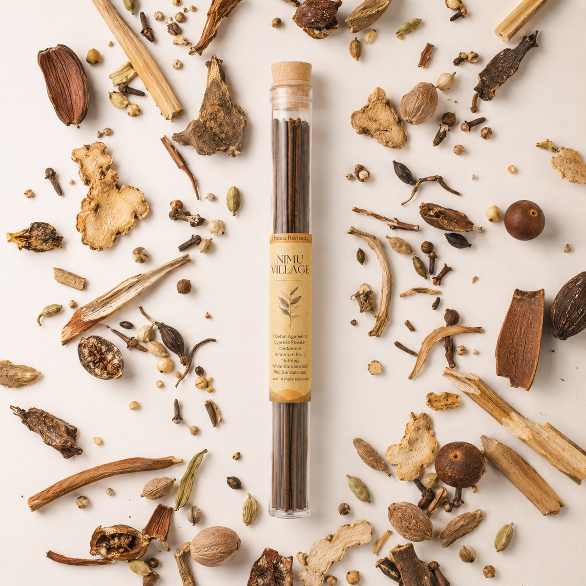 Nimu Village Tibetan Incense Sticks for Stress Relief