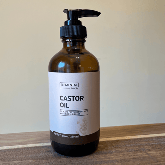 Organic Hexane-Free Castor Oil – Cold-Pressed & Therapeutic Grade (For Castor Oil Packs, Hair, Lashes, and Skin)